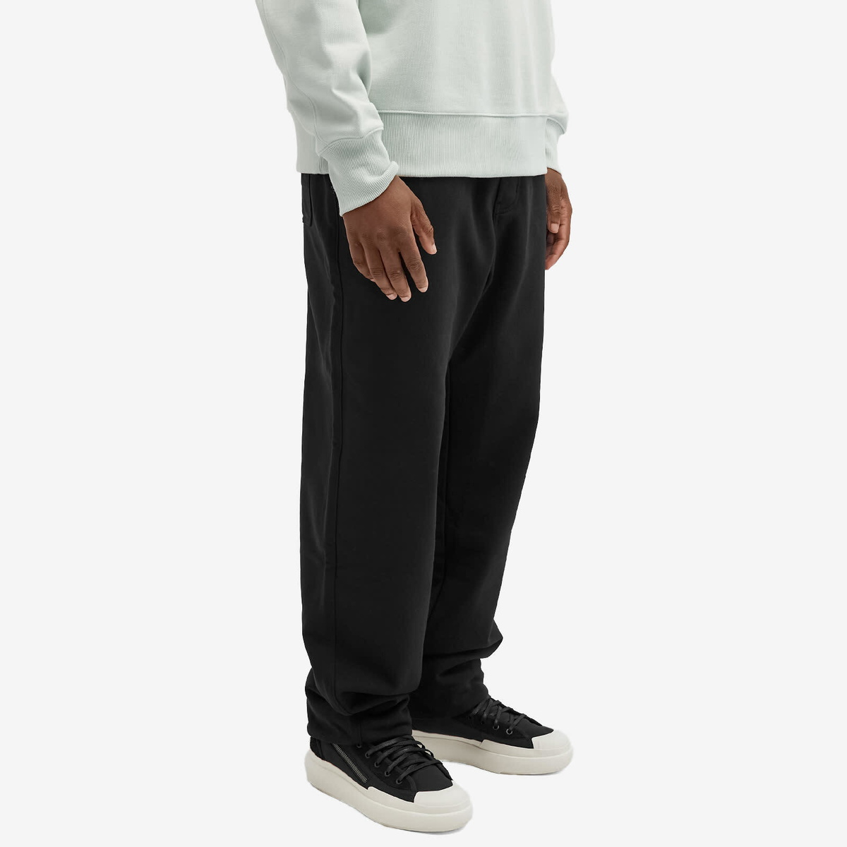 パンツ Y-3 Sweat Straight Pants Y-3 Men's FT Straight Pant in Black Y-3