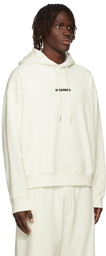 Jil Sander Off-White Logo Hoodie