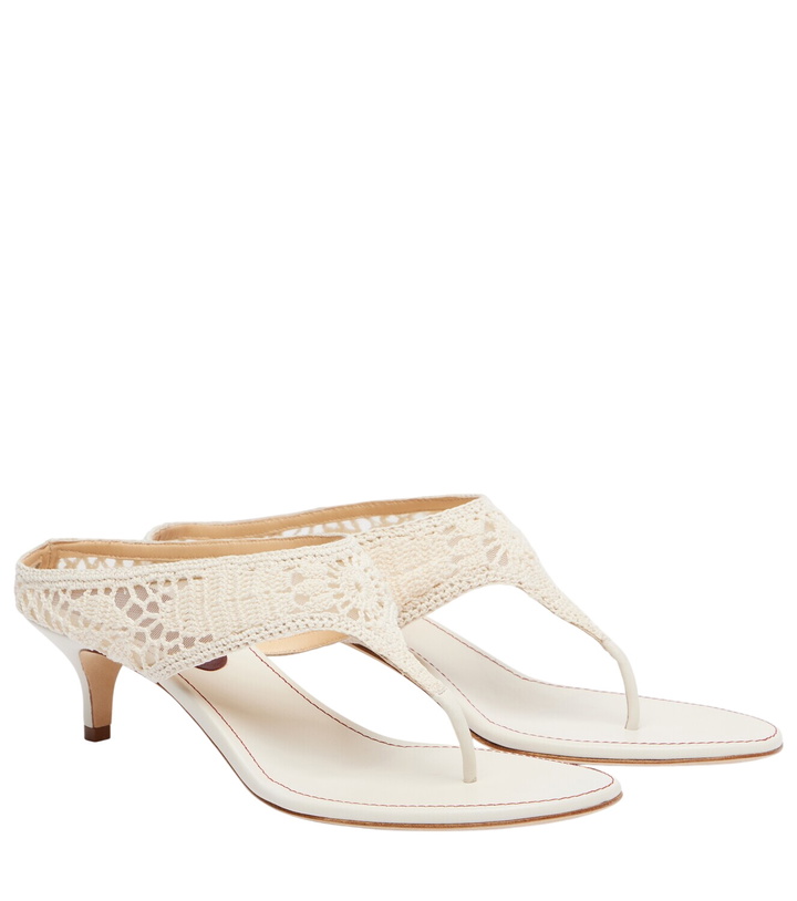 Photo: Magda Butrym Crochet thong sandals