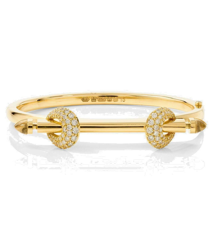 Photo: Ananya Chakra Icon 18kt gold bracelet with diamonds