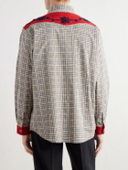 BODE - River City Western Checked Cotton Shirt - Red