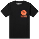 Maharishi Men's A-List Papercut Tiger YinYang T-Shirt in Black