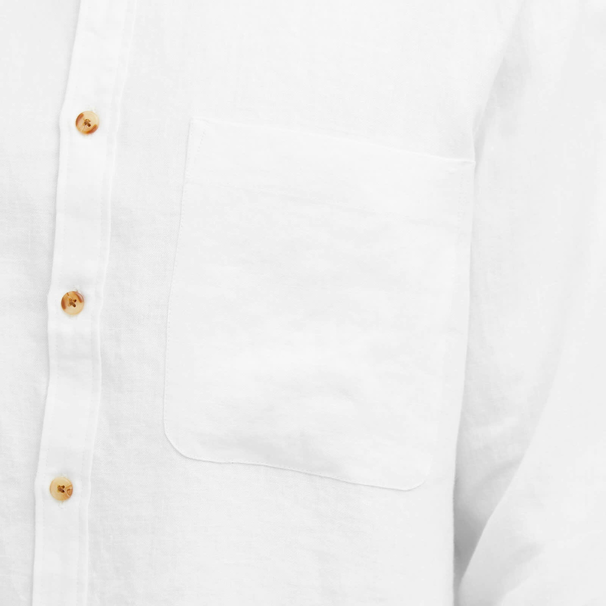 Bram's Fruit Men's Linen Shirt in Off White