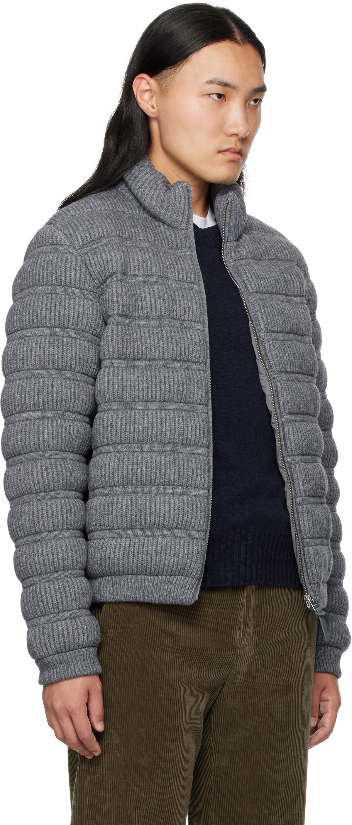 MACKAGE Gray Christopher Cashmere Light Down Jacket