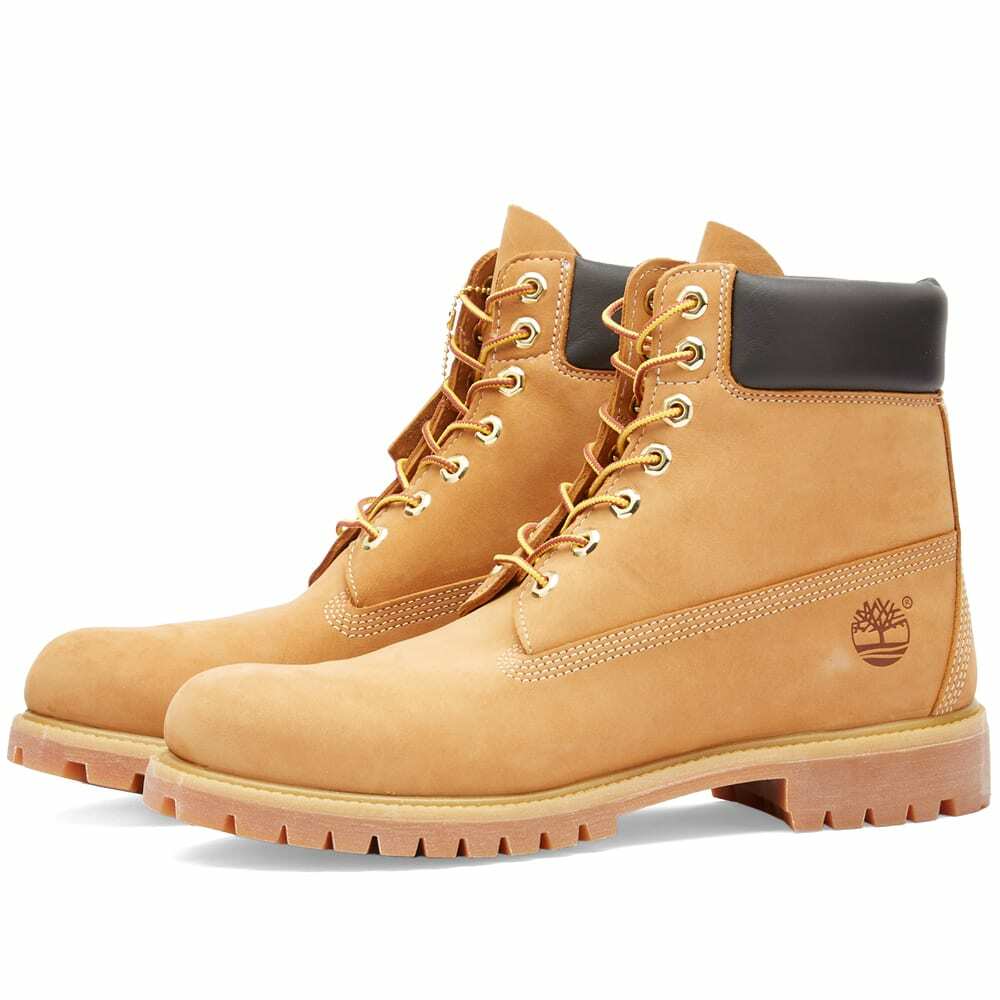 Timberland 6 inch premium men's boots clearance wheat nubuck