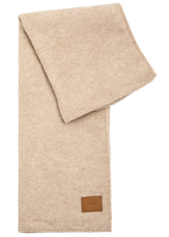 Photo: Vince Bouclé Merino-blend Scarf - Beige - One Size