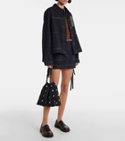 Loewe x Suna Fujita Bunnies cotton canvas pouch