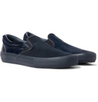 Vans - Engineered Garments Vault LX Calf Hair, Suede and Leather Slip-On Sneakers - Blue