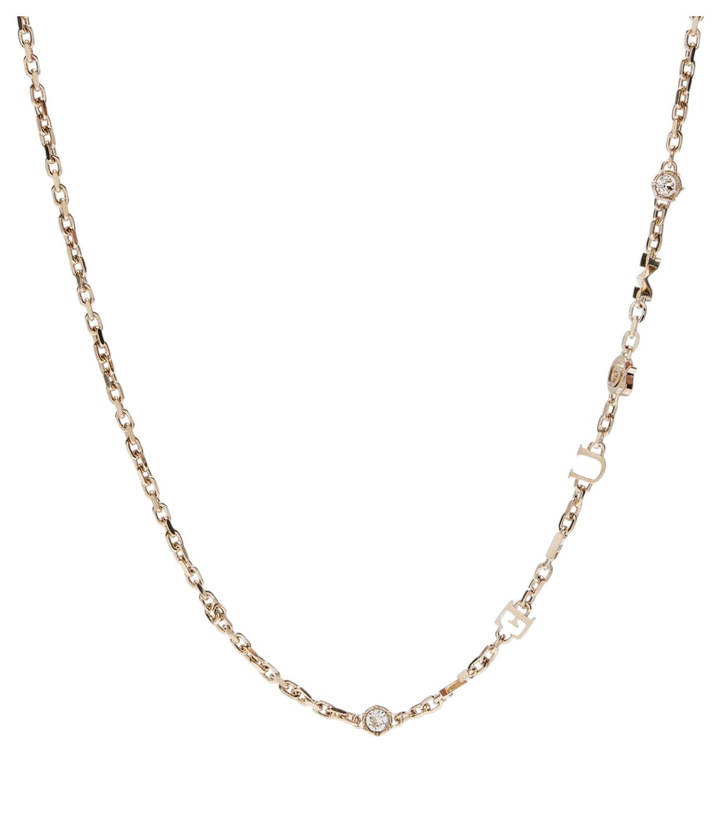 Photo: McQueen Embellished logo necklace
