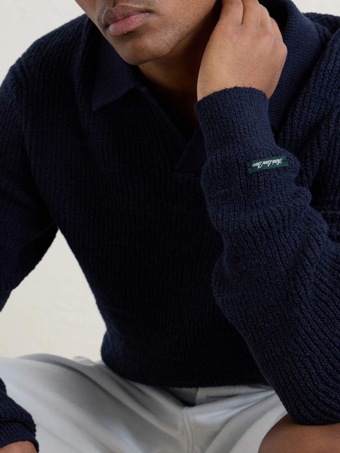 Aimé Leon Dore - Ribbed Cotton-Blend Bouclé Polo Shirt - Blue