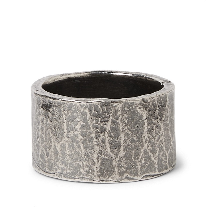 Photo: M.Cohen - Oxidised Sterling Silver Ring - Silver