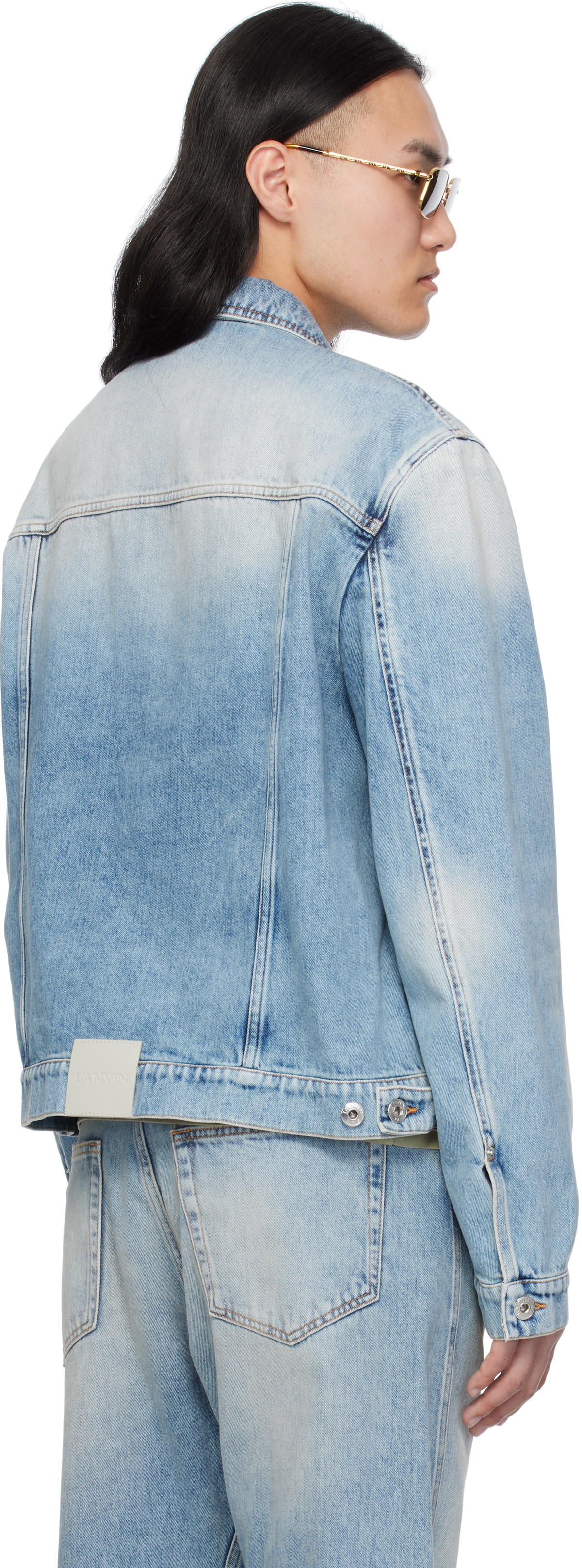 Lanvin Blue Regular Denim Jacket