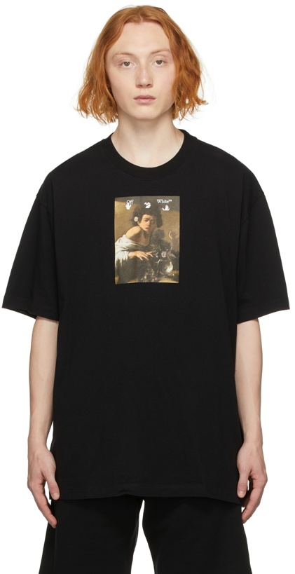 Photo: Off-White Black Caravaggio Boy T-Shirt