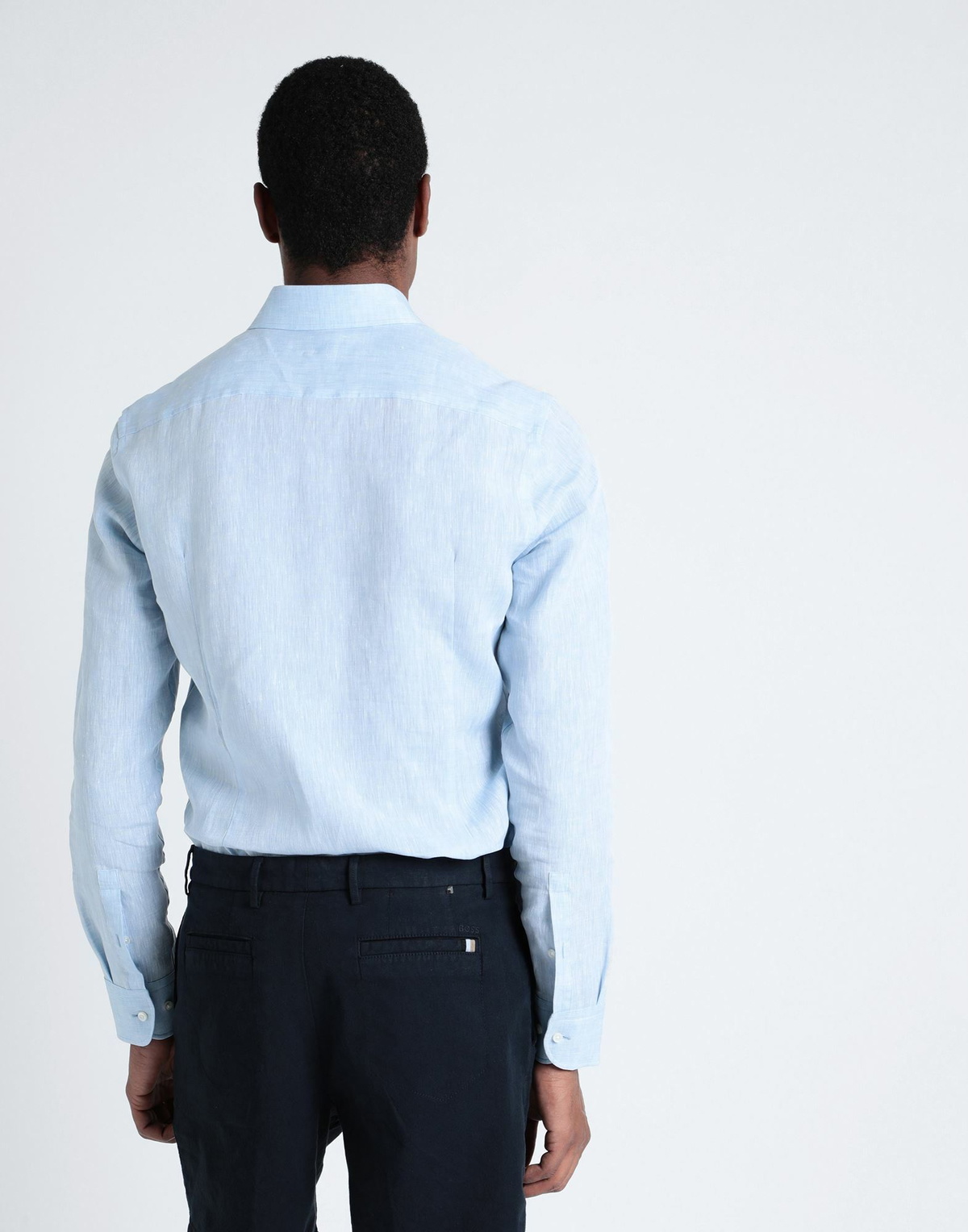 Boss Mens Shirt Sky in Blue
