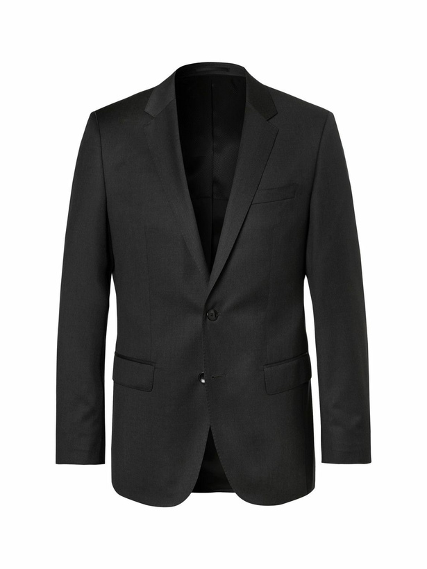 Photo: HUGO BOSS - Grey Hayes Slim-Fit Super 120s Virgin Wool Suit Jacket - Gray