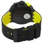 Swatch Checkpoint Yellow Chronograph Quartz Unisex Watch SB02B403