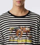 Bode Rodeo striped cotton jersey T-shirt