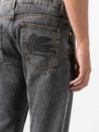 ETRO - Logo Denim Cotton Jeans