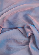 Talbot Runhof Dégradé Silk-georgette Shawl - Metallic Silver - One Size