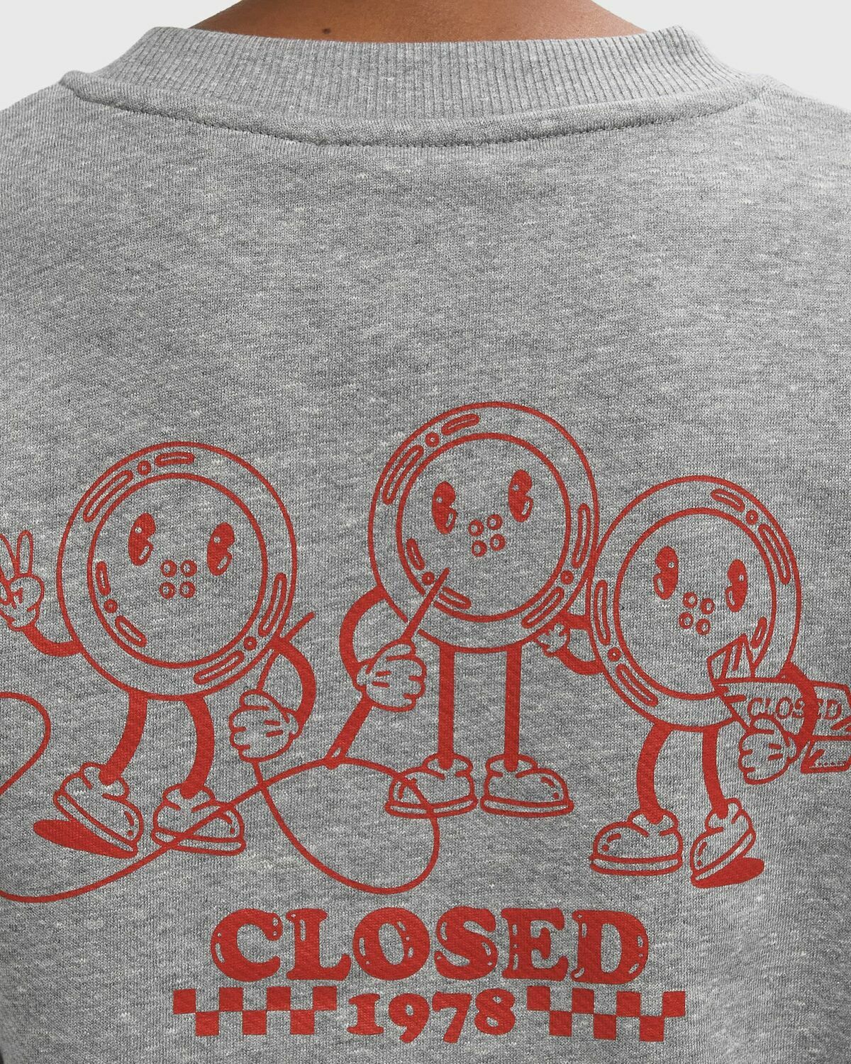 CLOSED PRINTED SWEATSHIRT Grey Women