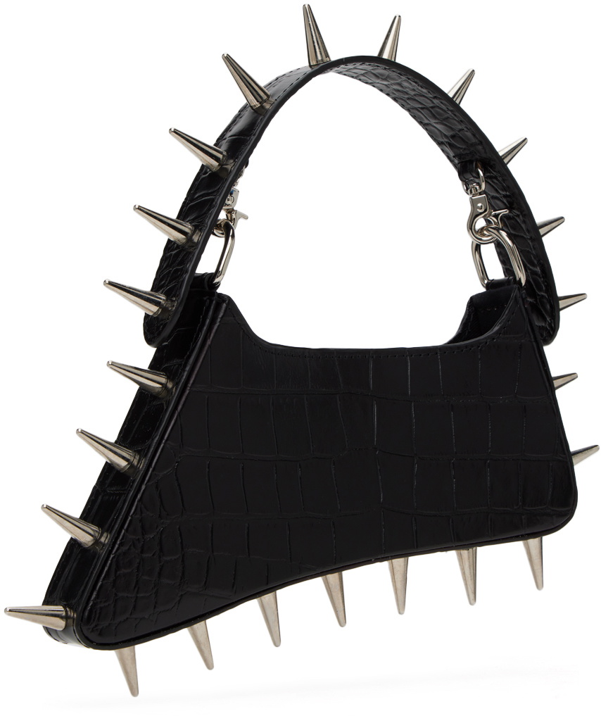 Marques Almeida Black Spiked Bag