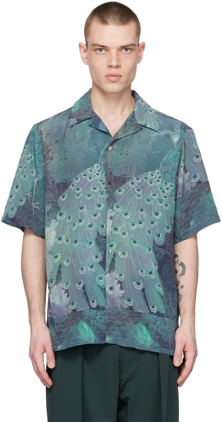 RAINMAKER KYOTO Blue Button-Down Shirt RAINMAKER KYOTO