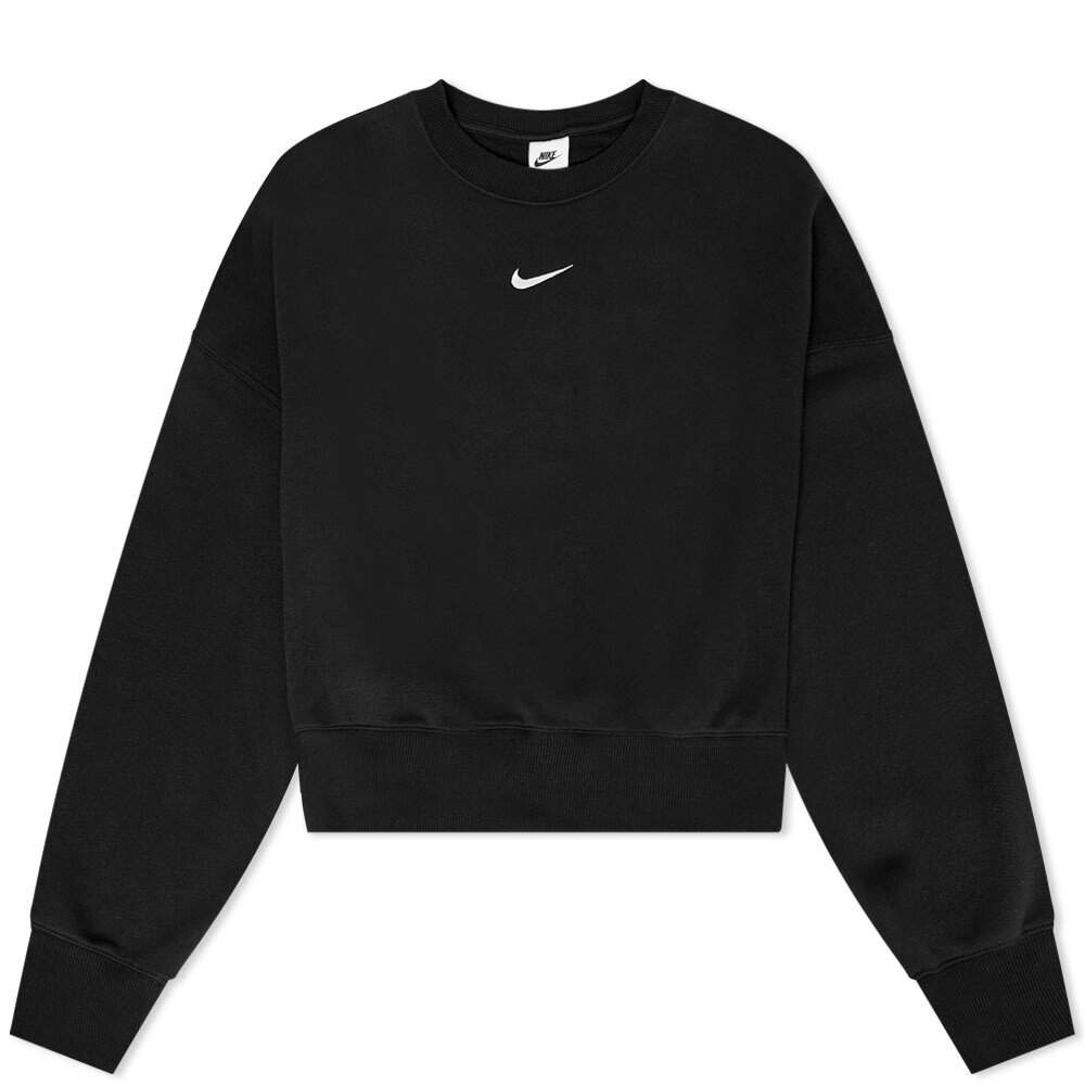 Nike Phoenix Fleece oversized sweat in black
