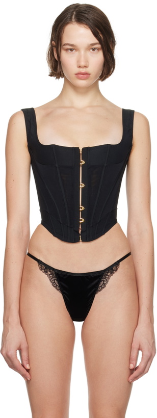 Photo: Agent Provocateur Black Zena Corset