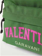Valentino Garavani - Valentino Garavani Logo-Print Canvas Backpack