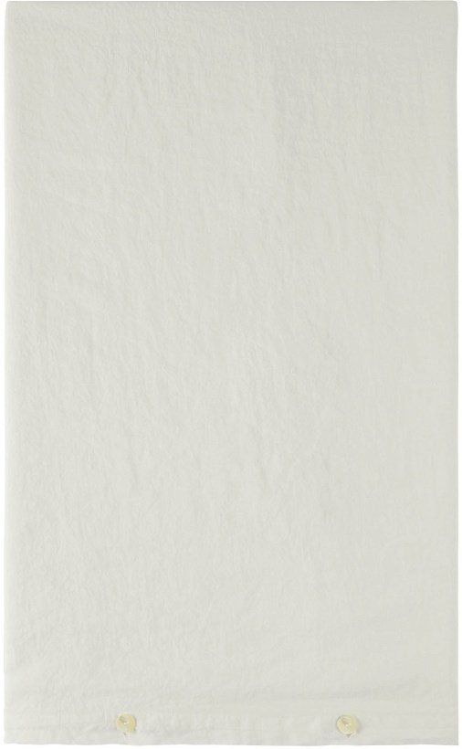 Photo: Tekla Off-White French Linen Duvet Cover, King
