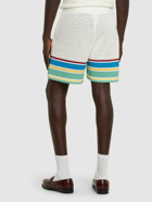 CASABLANCA Crocheted Cotton Tennis Shorts