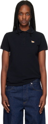 Maison Kitsuné Black Baby Fox Regular Polo