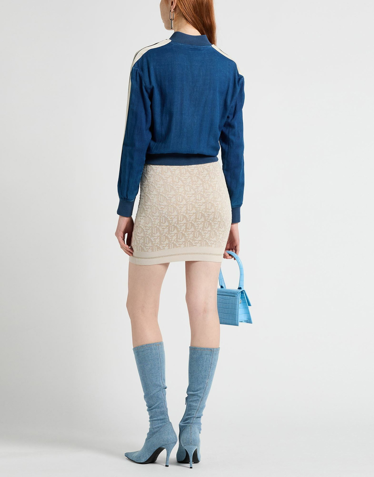 Palm Angels Womens Jacket in Blue