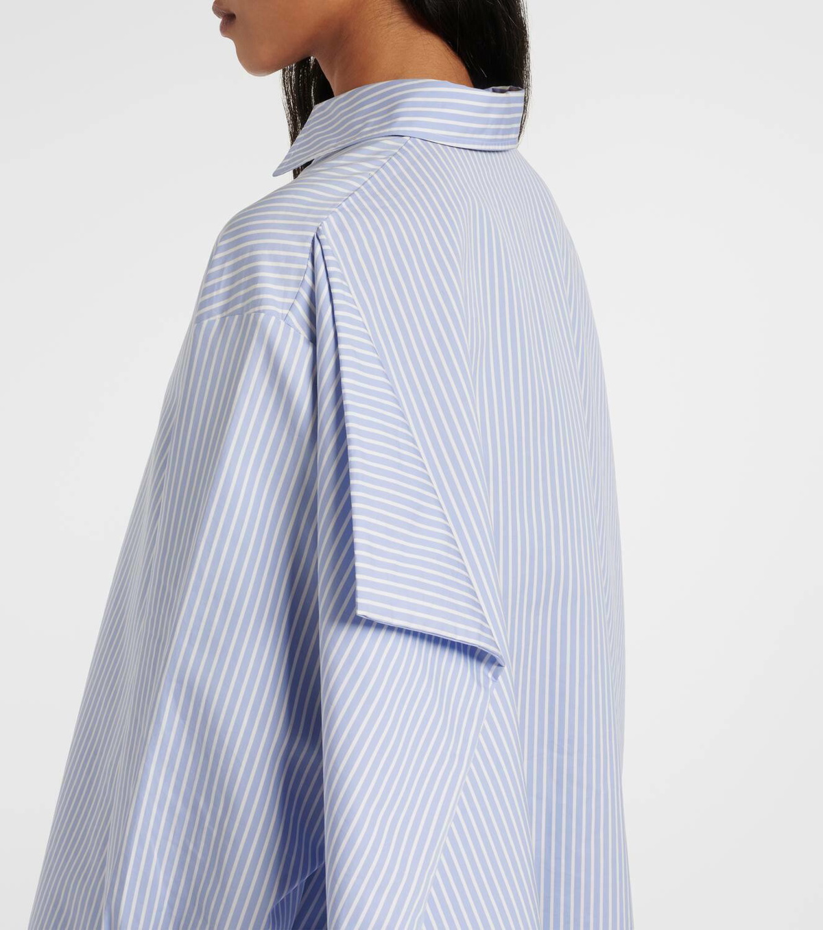 Proenza Schouler Isla striped cotton and silk shirt