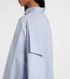 Proenza Schouler Isla striped cotton and silk shirt
