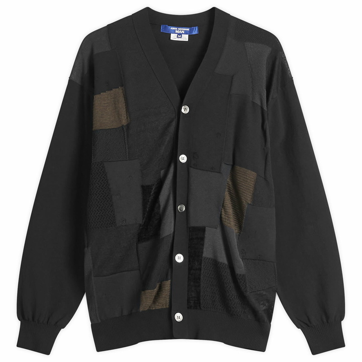 Photo: Junya Watanabe MAN Men's Multi Patch Cardigan in Black