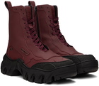 Rombaut Burgundy Boccaccio II Apple Leather Ankle Boots