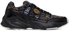 Versace Jeans Couture Black Wave Sneakers