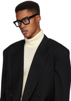 Cutler and Gross Black 1386 Square Sunglasses