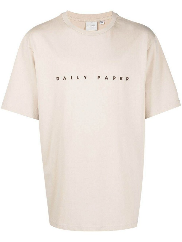Photo: DAILY PAPER - Cotton Logo T-shirt