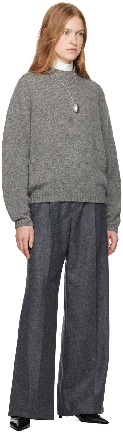 Carven Gray Crewneck Sweater