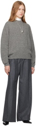 Carven Gray Crewneck Sweater