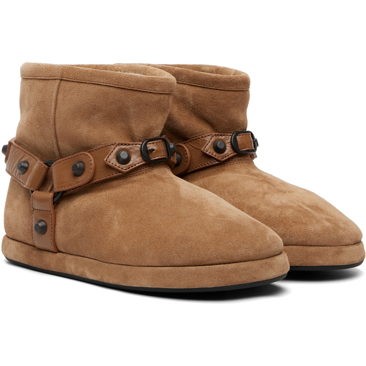 Balenciaga Tan Alaska Soft Boots