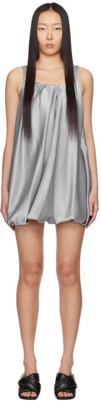 Photo: JW Anderson Gray Twisted Minidress