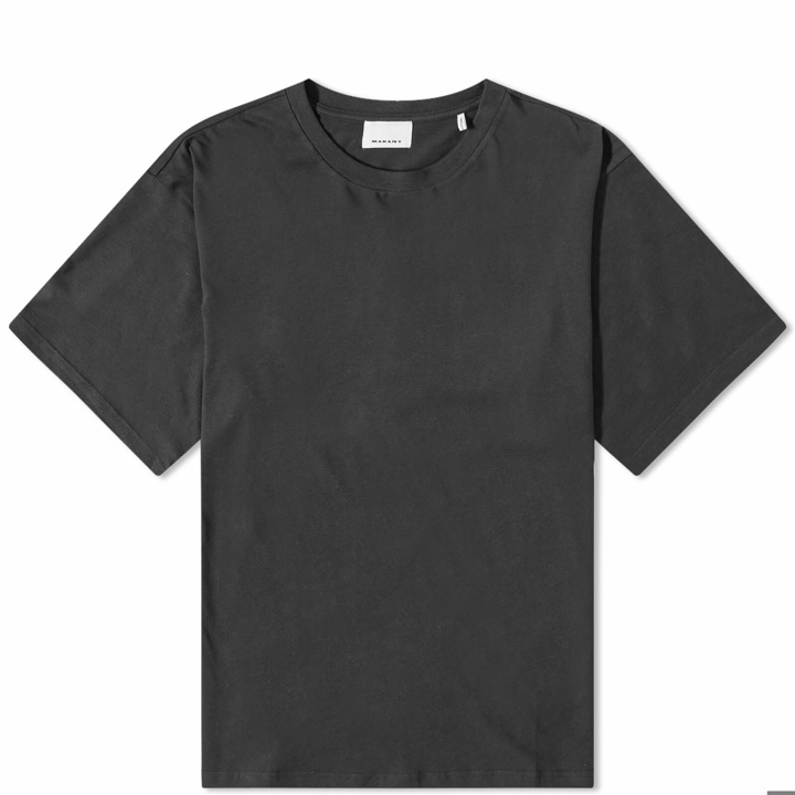Photo: Isabel Marant Men's Guizy Back Logo T-Shirt in Black