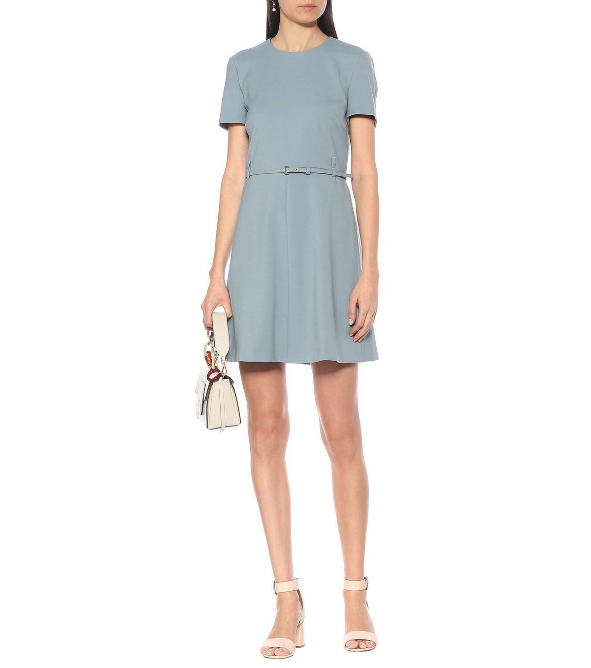 REDValentino REDValentino belted stretch-crêpe dress