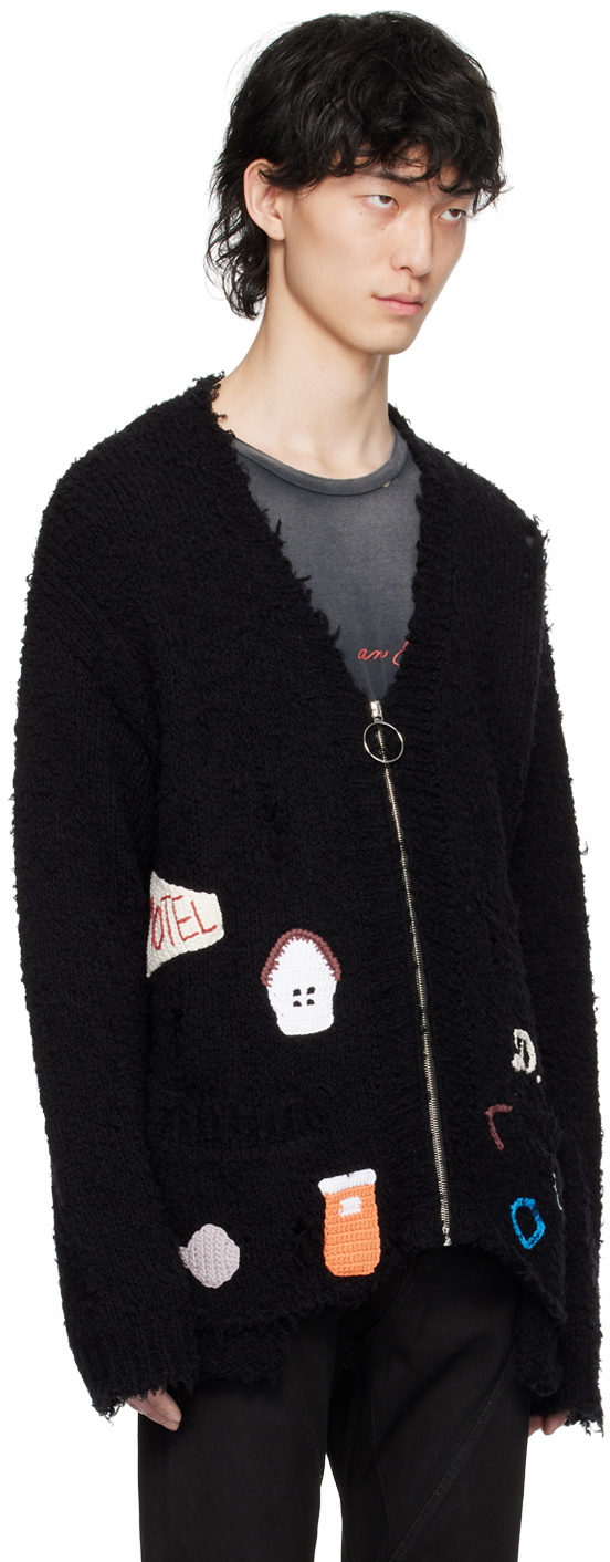 PALY Black 'D. Store Cowboy' Cardigan
