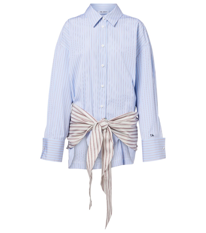 Photo: The Attico Striped cotton shirt dress