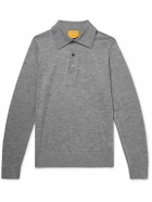 Guest In Residence - Airy Cashmere Polo Shirt - Gray