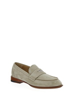 Alexander Mcqueen Suede Penny Loafers